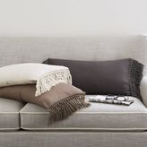 Thumbnail for your product : west elm Tassel Edge Lumbar Pillow Cover – Slate