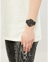 Thumbnail for your product : Gucci Mens Black Ya101203 G Chrono Collection Pvd And Leather Watch