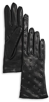 Bloomingdale's Fancy Studded Nappa Leather Gloves - 100% Exclusive