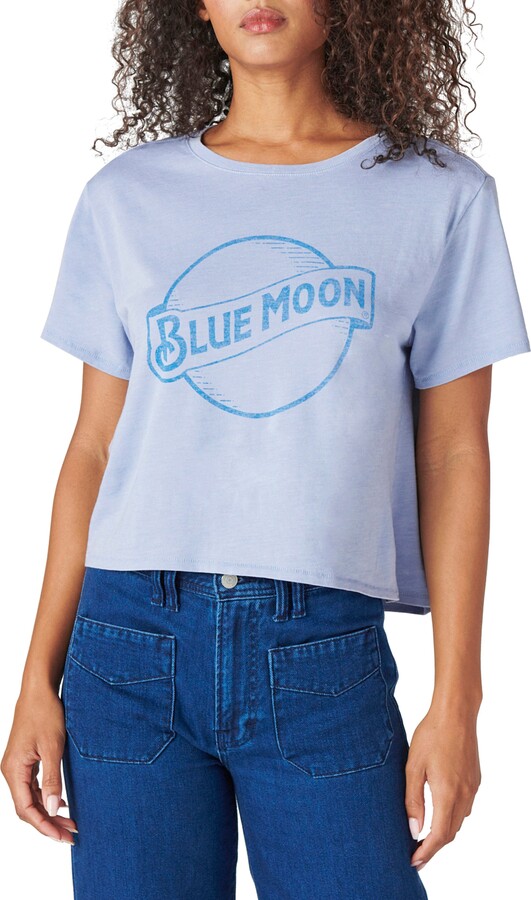 Small, Blue Moon NYLA Karen Top in Blue Moon