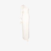 Thumbnail for your product : Maria Lucia Hohan Knotted One Shoulder Silk Gown - Women's - Silk