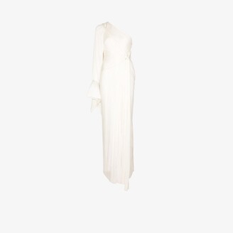 Maria Lucia Hohan Knotted One Shoulder Silk Gown - Women's - Silk