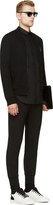 Thumbnail for your product : Cy Choi Black Embroidered Trim Shirt