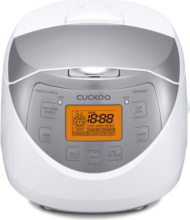 Cuckoo Electronics CUCKOO CR-0632F 6-Cup (Uncooked) / 12-Cup (Cooked) Micom Rice Cooker with Nonstick Inner Pot, 11 Menu Modes, LCD Display, Fuzzy Logic Tech, Auto Clean