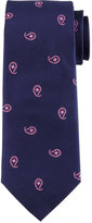 Thumbnail for your product : Ike Behar Teardrop-Floral Silk Tie, Navy