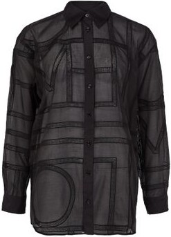 Totême Classic crochet shirt