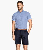 Thumbnail for your product : H&M Short-sleeved Shirt Easy iron - Light blue