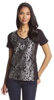 Thumbnail for your product : Rafaella Women's Wild Child Foil Placement Tee