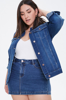 forever 21 plus jean jacket