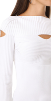 Thumbnail for your product : Cushnie Boat Neck Top with Cutouts