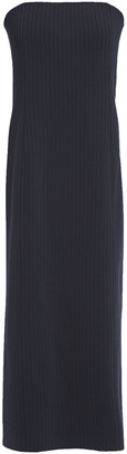 Givenchy Strapless Ribbed-knit Midi Dress