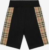 Thumbnail for your product : Burberry Childrens Vintage Check Panel Cotton Shorts Size: 6Y