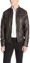Thumbnail for your product : Kenneth Cole Reaction Men's Distressed Faux-Leather Moto Jacket