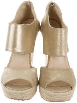 Thumbnail for your product : Jimmy Choo Metallic Espadrille Wedges