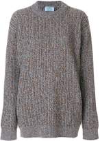 Thumbnail for your product : Prada Oversized Chunky Knit Sweater
