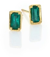 Thumbnail for your product : Ila Leone Emerald & 14K Yellow Gold Stud Earrings