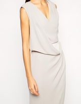 Thumbnail for your product : ASOS Wrap Drape Midi Dress