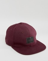 Thumbnail for your product : ASOS Snapback Cap In Burgundy Jersey