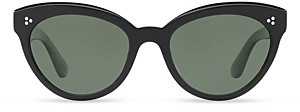 Oliver Peoples Women's Roella Polarized Cat Eye Sunglasses, 55mm