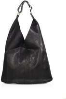 Thumbnail for your product : A.L.C. Sadie Snakeskin Embossed Leather Shoulder Bag