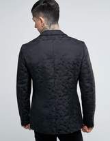 Thumbnail for your product : Religion Skinny Blazer In Camo Print
