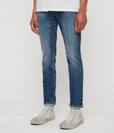 Thumbnail for your product : AllSaints Rex Slim Jeans, Light Indigo Blue