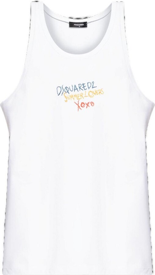 DSQUARED2 Summer Lovers Sport Fit Tank Top