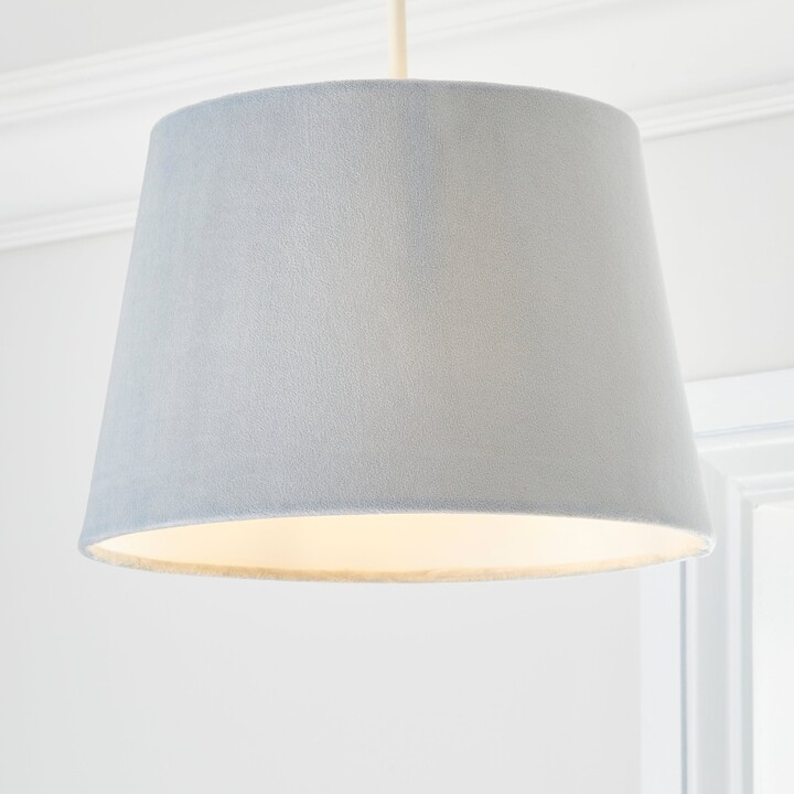 Dunelm Clara 27cm Tapered Lamp Shade Pale Blue ShopStyle