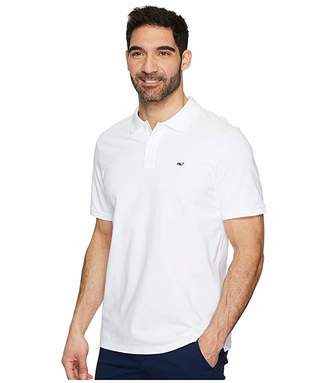 Vineyard Vines Stretch Pique Solid Polo Contrast Whale