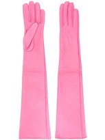 Thumbnail for your product : Manokhi Long Leather Gloves