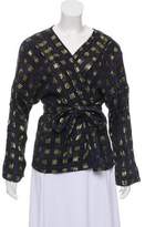 Thumbnail for your product : Ace&Jig Metallic Belted Top