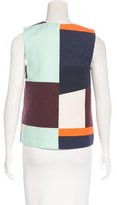 Thumbnail for your product : MSGM Sleeveless Colorblock Top w/ Tags
