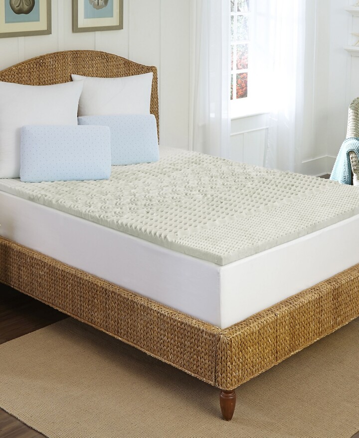 Rio Home Fashions Pure Rest 5-Zone Memory Foam Topper Queen