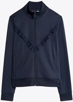 Thumbnail for your product : Tory Burch Ruffle Track Jacket | Tory Navy | XS