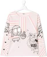 Thumbnail for your product : Kenzo Kids TEEN printed top