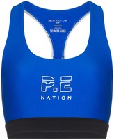 Thumbnail for your product : P.E Nation Logo-Print Sports Bra
