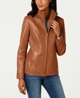 Thumbnail for your product : Cole Haan Wing Collar Leather Jacket