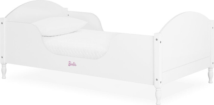 Evolur Barbie Dreamscape Toddler Bed in White