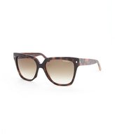 Thumbnail for your product : Yves Saint Laurent 2263 Yves Saint Laurent tortious printed acrylic rectangle frame sunglasses