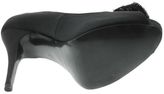 Thumbnail for your product : Alfani NEW Zepplyn Black Satin Rosette Peep-Toe Heels Shoes 8 Medium (B,M) BHFO