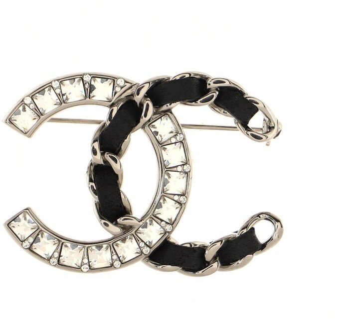 CHANEL Pre-Owned 1995 Gold-Plated CC Brooch for Women