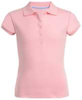 Chaps Girls Toddler School Uniform Short Sleeve Interlock Polo