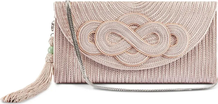 Shanghai Tang Braided Knot clutch bag ShopStyle