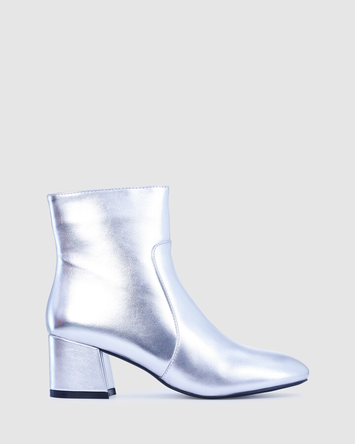 cheap silver boots