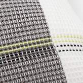 Thumbnail for your product : Waffle Design - Tyndall Hand Embroidered Charcoal & Neon Green Square