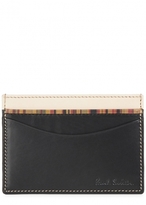 Thumbnail for your product : Paul Smith Black leather card holder