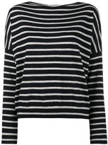 Thumbnail for your product : Vince Cashmere Knitted Stripe Top