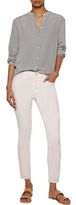 Thumbnail for your product : Mother Distressed Stretch-Cotton Corduroy Skinny Pants