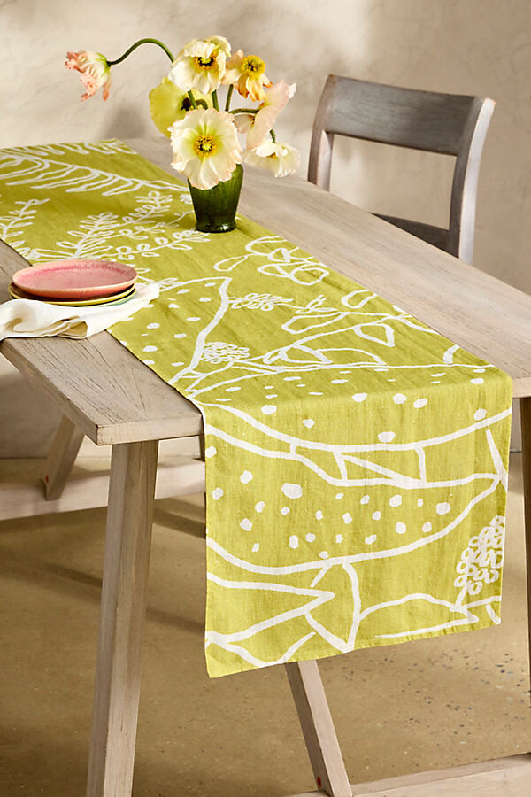 Botanical Linework Table Runner at Terrain