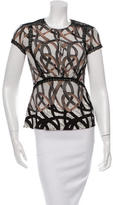Thumbnail for your product : Yigal Azrouel Silk Abstract Print Top